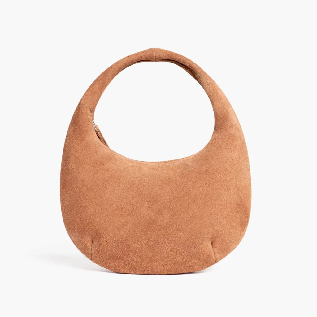 Mini Crescent | Tan Suede